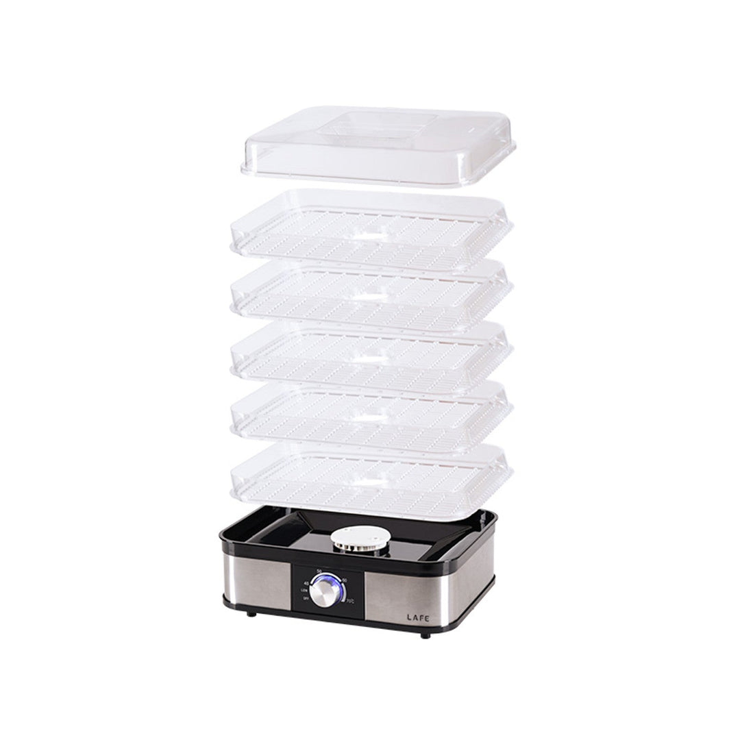 Sušilica Lafe, za gljive, voće, povrće, 250 W, 5 rešetki, kontrola temperature, NutriDry