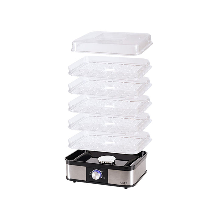Sušilica Lafe, za gljive, voće, povrće, 250 W, 5 rešetki, kontrola temperature, NutriDry