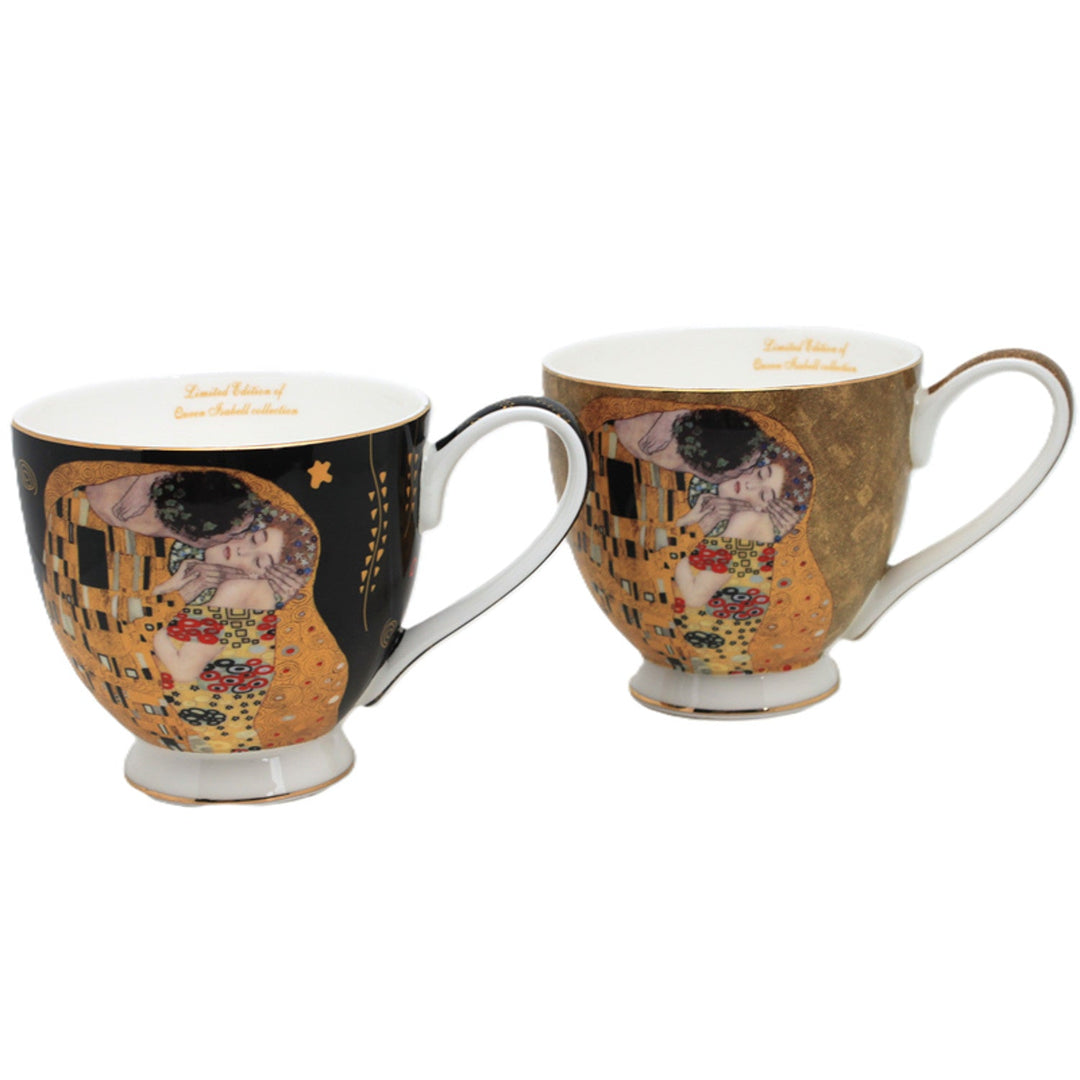 Jumbo šalice za poljupce Gustav Klimt, 2 komada, Kraljica Izabela
