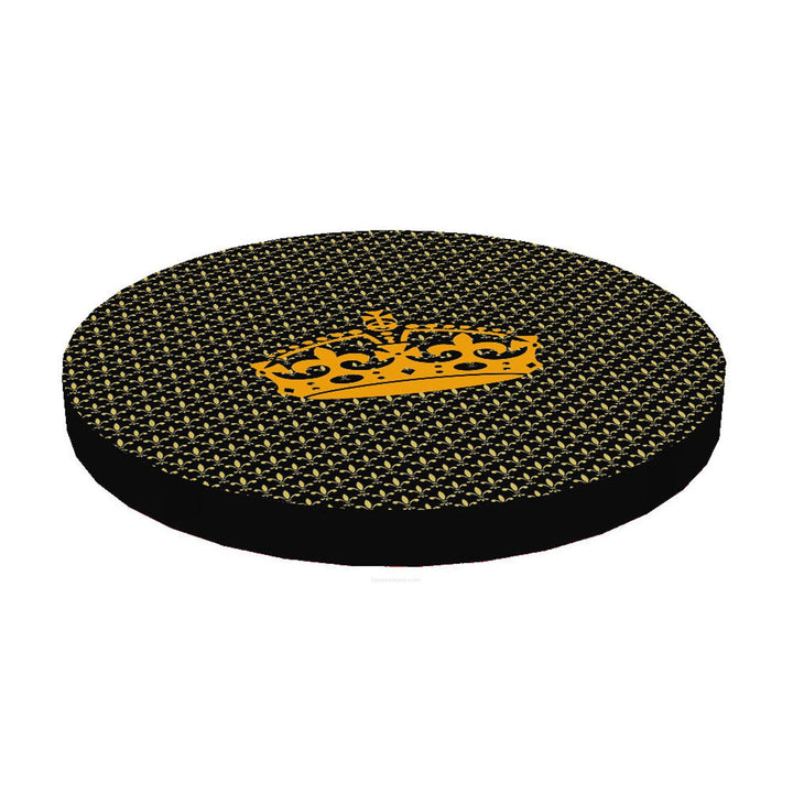 Bertoni mačji krevet/madrac, izrađen od fleksibilne pjene, promjer 55 cm, uzorak Korona, Ring