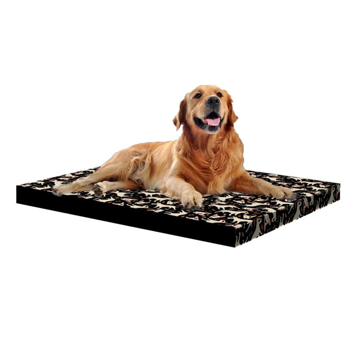 XL Bertoni madrac za pse, pjena, vodootporan navlak, uzorak bull terijera, EE146
