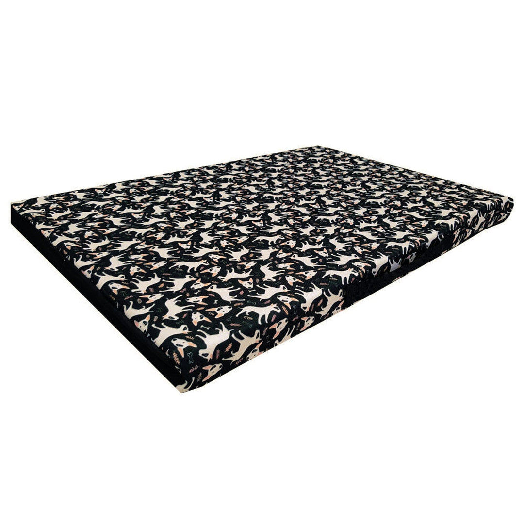 XL Bertoni madrac za pse, pjena, vodootporan navlak, uzorak bull terijera, EE146