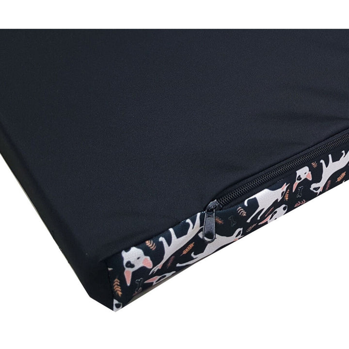 XL Bertoni madrac za pse, pjena, vodootporan navlak, uzorak bull terijera, EE146