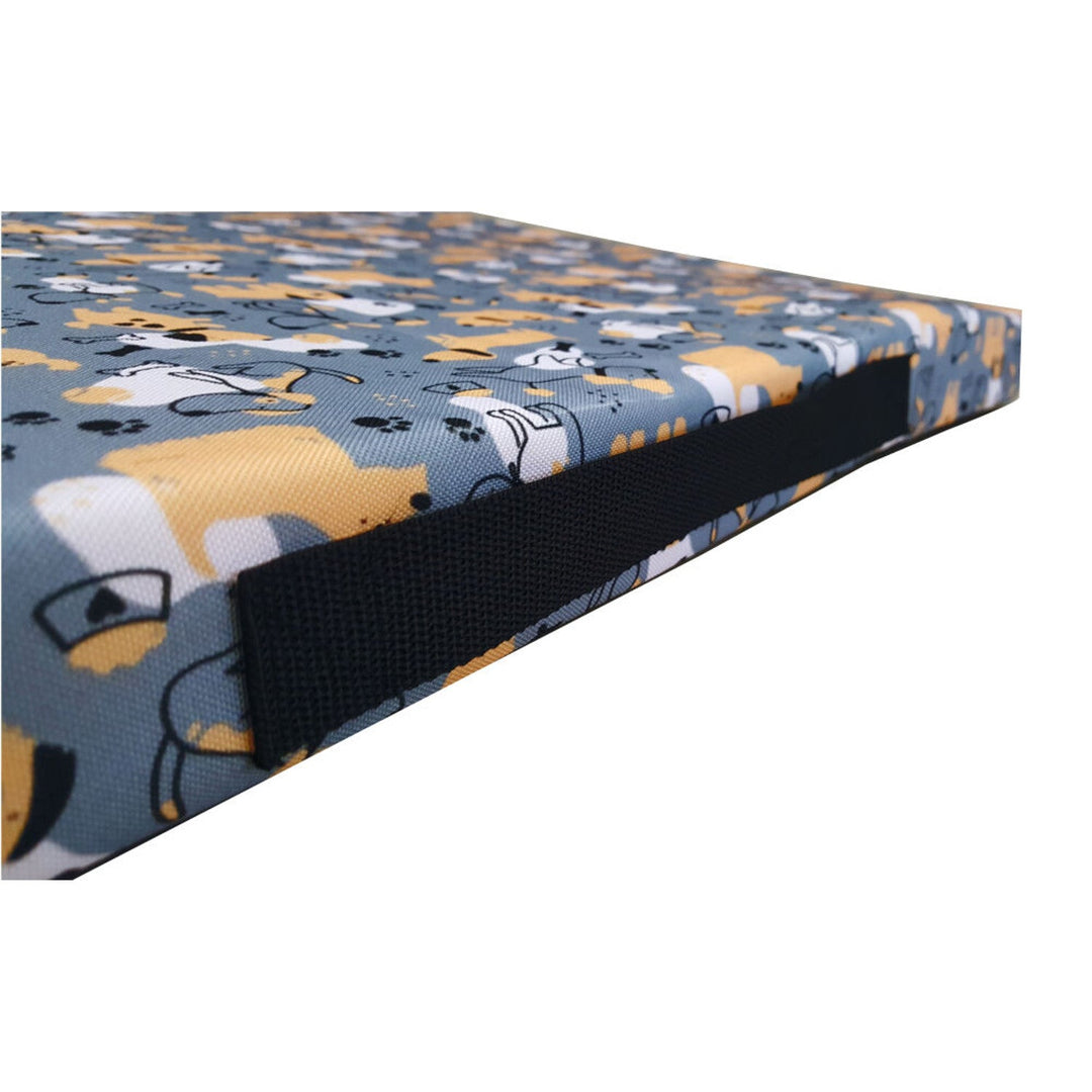 XL Bertoni madrac za pse, pjena, vodootporni navlak, uzorak Sivi psi, EE146