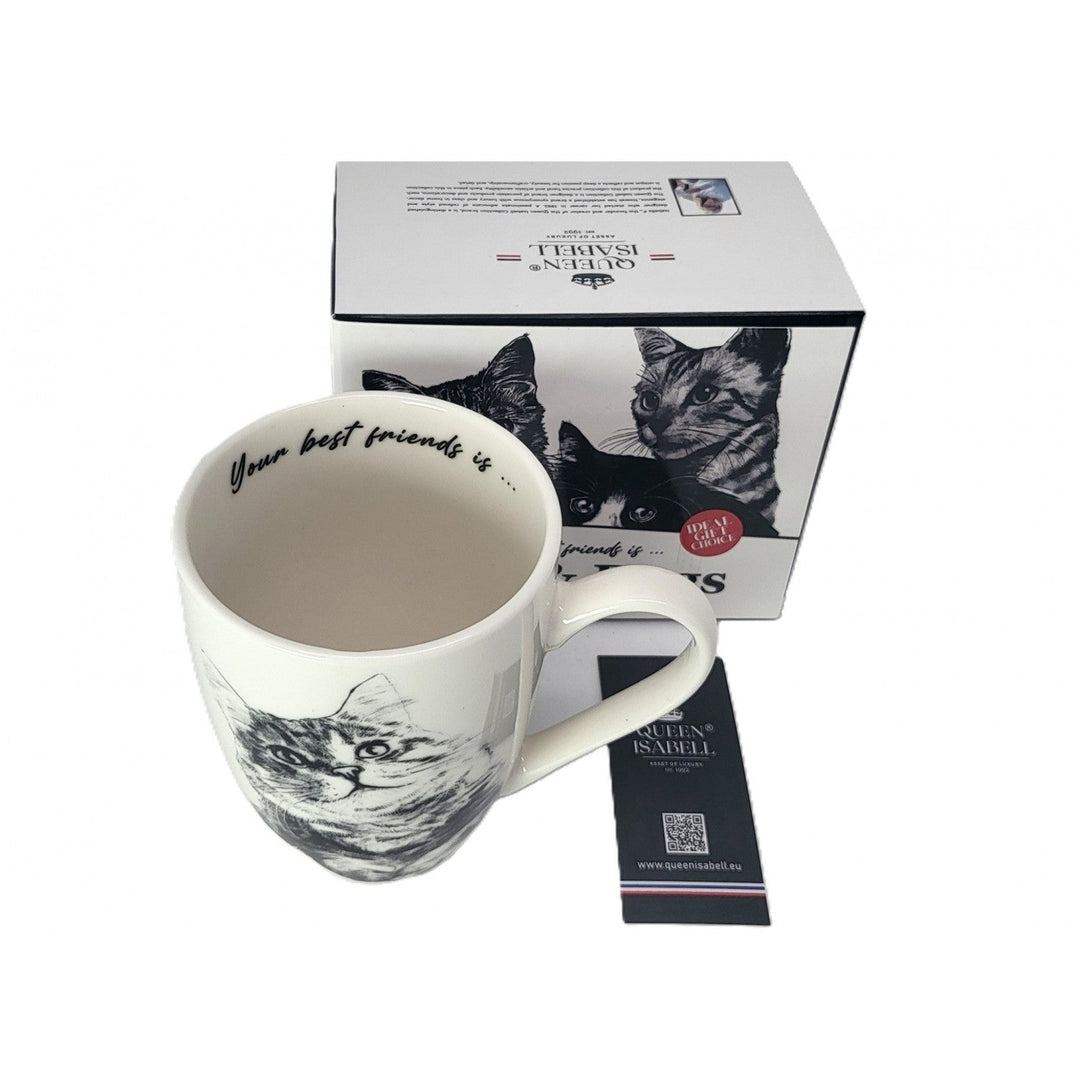 Porculanska šalica Queen Isabel, sibirska mačka, 350 ml, Q1-05201