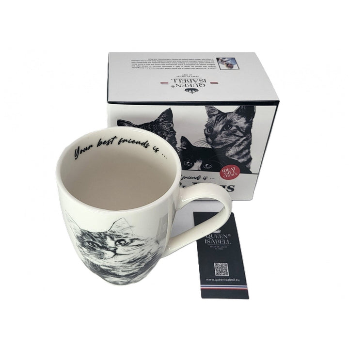 Porculanska šalica Queen Isabel, sibirska mačka, 350 ml, Q1-05201