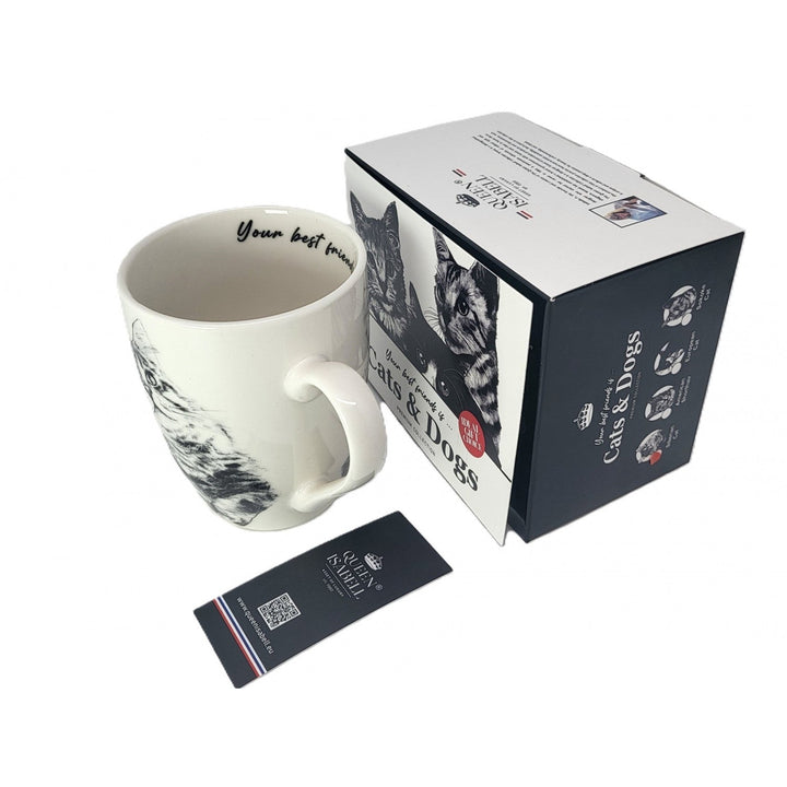 Porculanska šalica Queen Isabel, sibirska mačka, 350 ml, Q1-05201