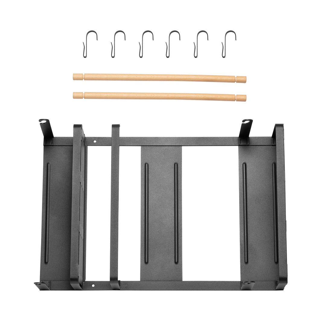 Maclean magnetska polica za hladnjak/perilicu rublja, crna, max. 12 kg, MC-910, 4 komada
