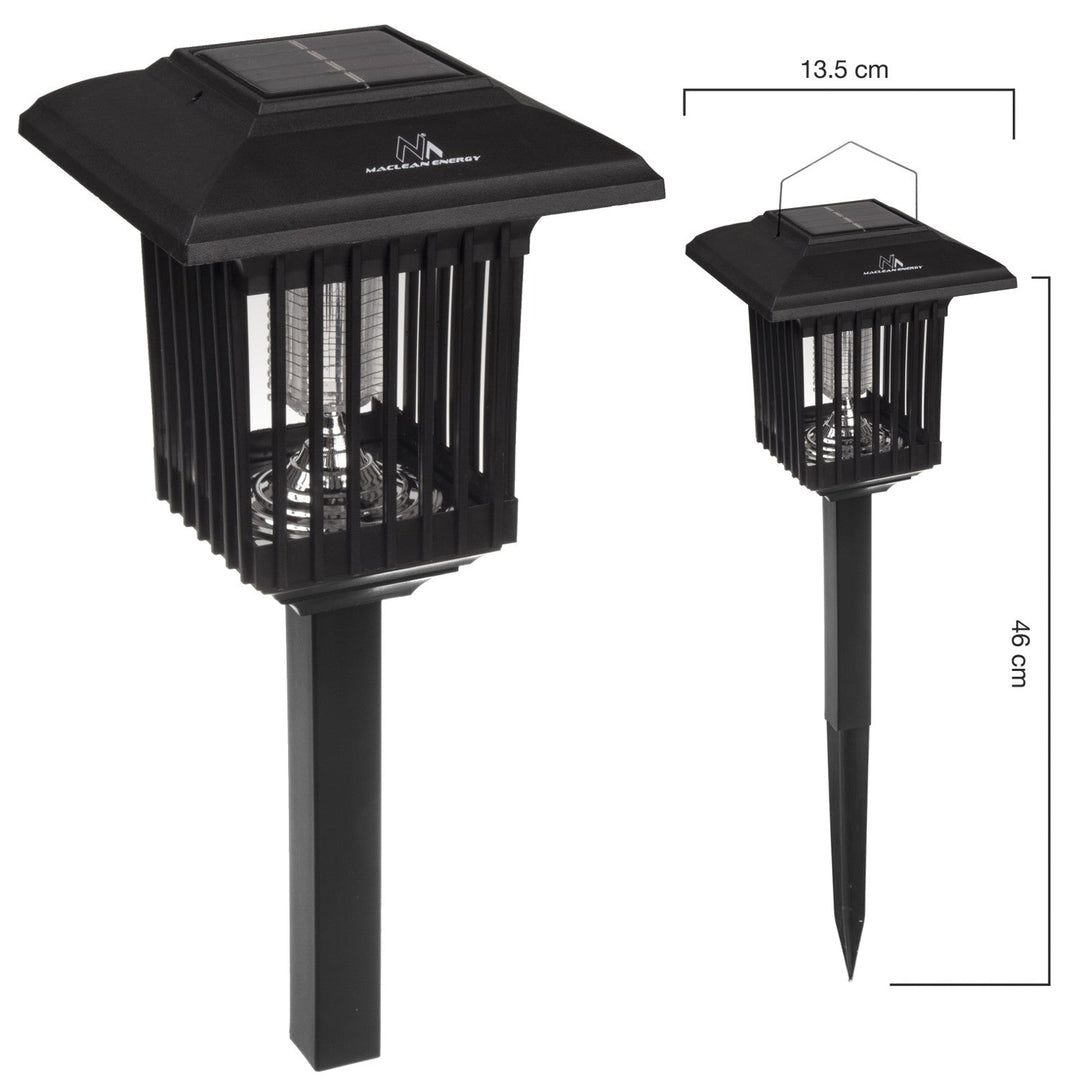 Maclean solarna LED lampa za ubijanje kukaca, IP44, LED/UV, 2*AA Ni-MH 200 mAh baterija, 2V DC solarna MCE448, 4 komada