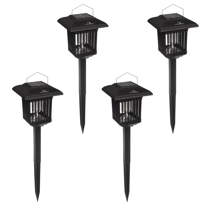 Maclean solarna LED lampa za ubijanje kukaca, IP44, LED/UV, 2*AA Ni-MH 200 mAh baterija, 2V DC solarna MCE448, 4 komada