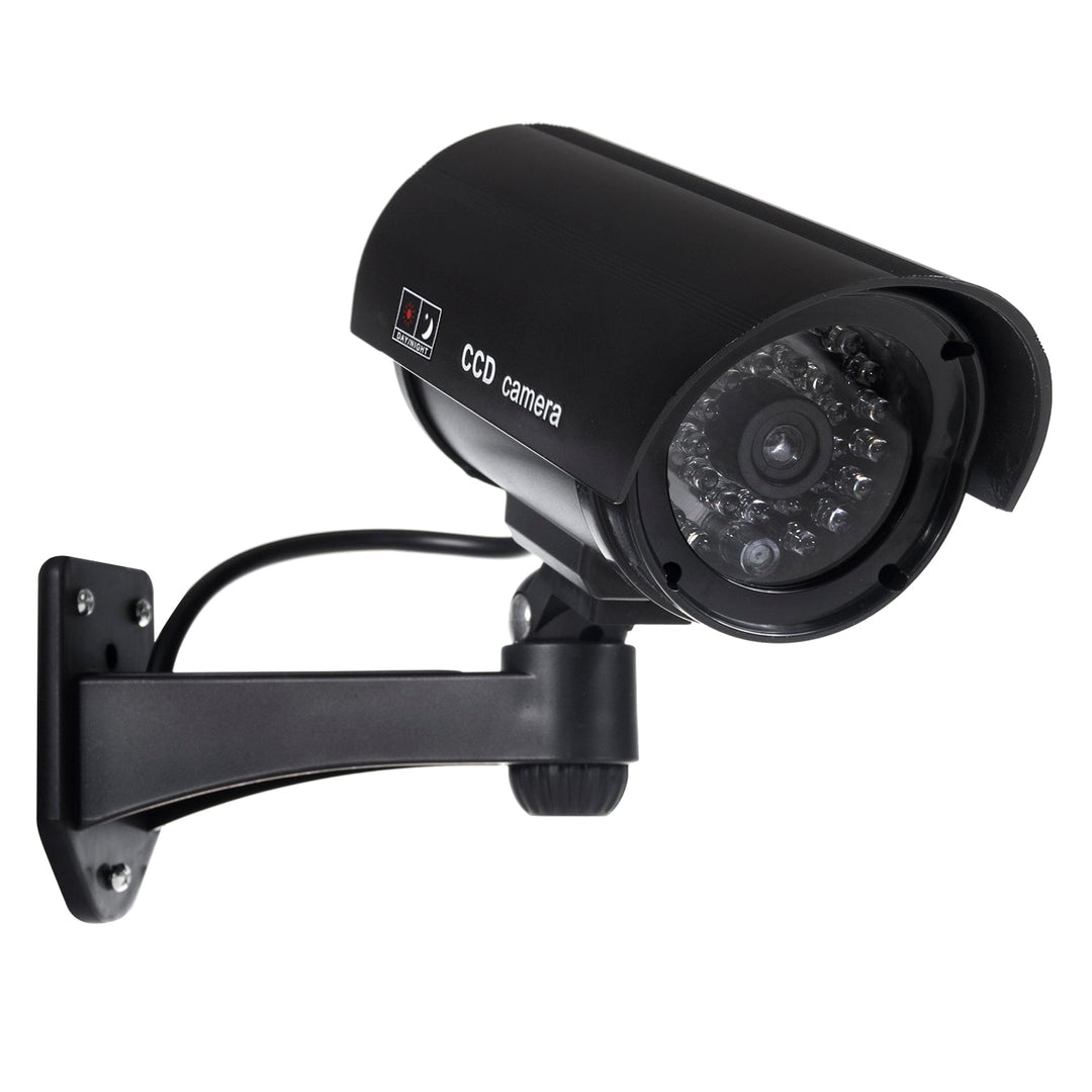 Lažna kamera s trepćućim LED svjetlom IR1100 B IR za vanjsku upotrebu + 2x AA Varta Industrial baterije