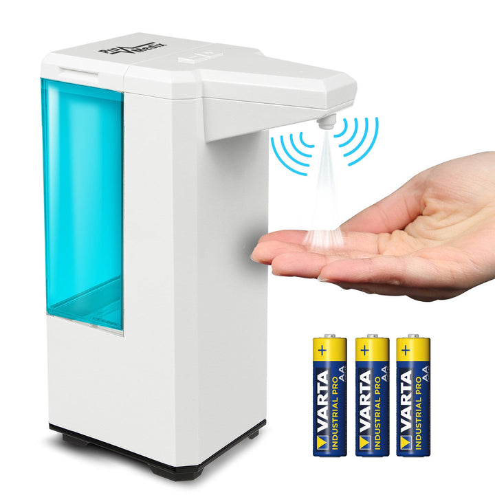 Dispenser automat pentru lichide dezinfectante 500ml Promedix PR-470 + 4x baterie AA Varta Industrial