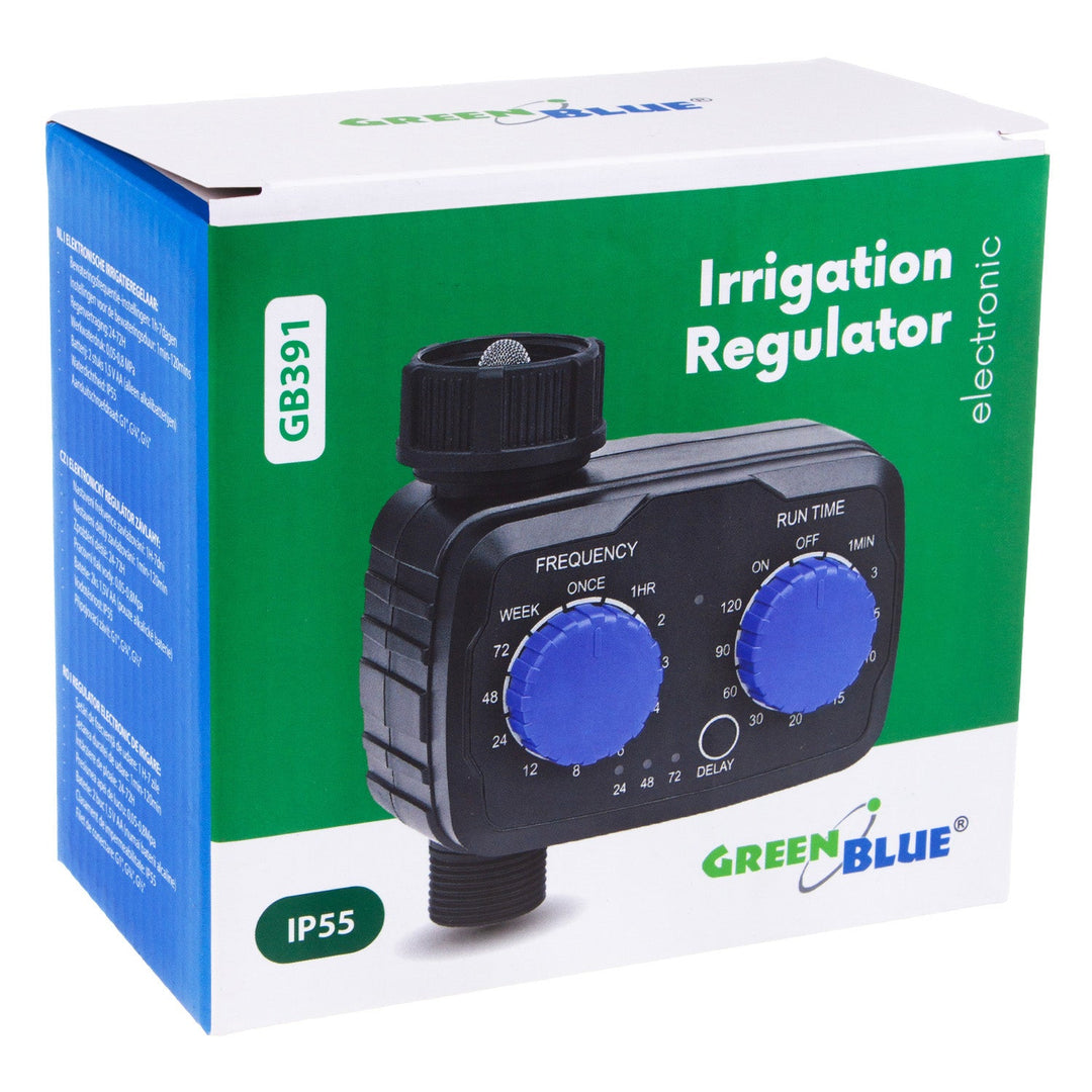 GreenBlue elektronički kontroler za navodnjavanje, programator, napajanje 2x 1,5 V AA, GB391 + 2x AA alkalne baterije Varta Industrial