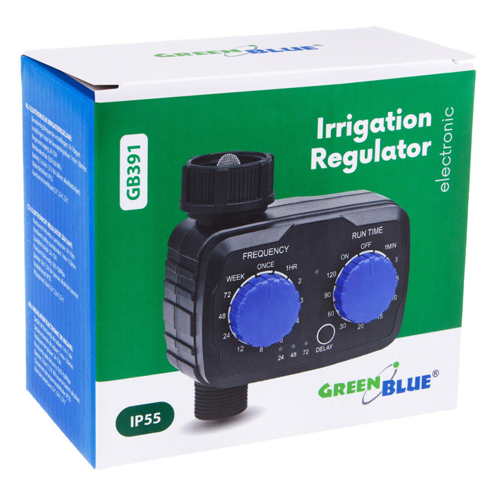 GreenBlue elektronički kontroler za navodnjavanje, programator, napajanje 2x 1,5 V AA, GB391 + 2x AA alkalne baterije Varta Industrial