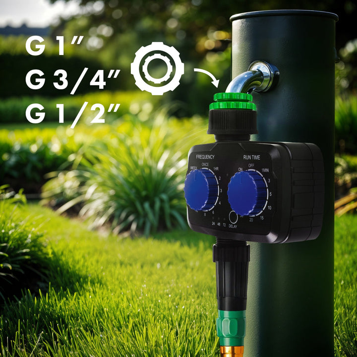 GreenBlue elektronički kontroler za navodnjavanje, programator, napajanje 2x 1,5 V AA, GB391 + 2x AA alkalne baterije Varta Industrial