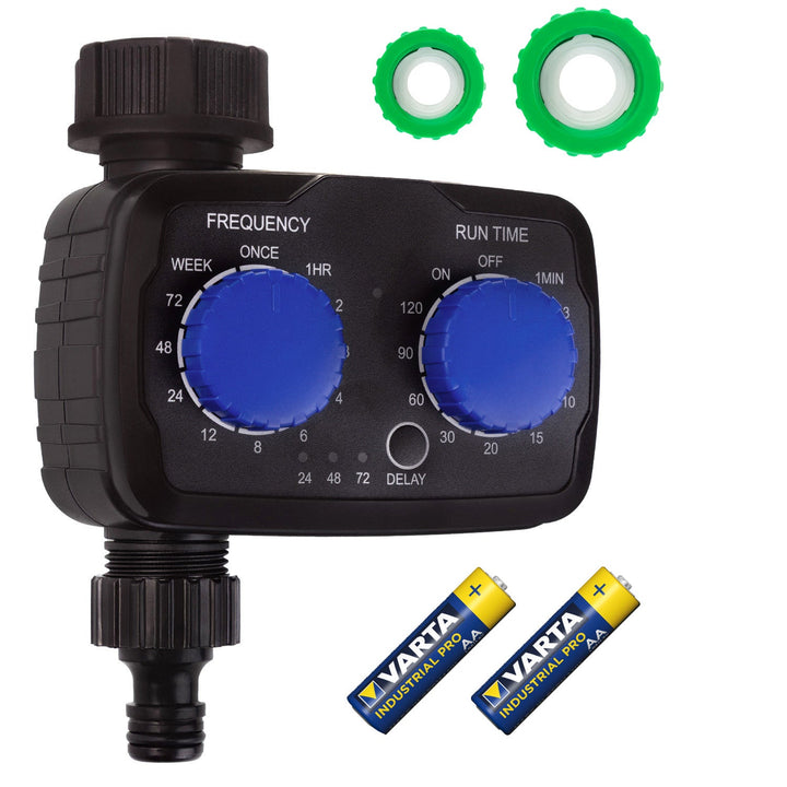 GreenBlue elektronički kontroler za navodnjavanje, programator, napajanje 2x 1,5 V AA, GB391 + 2x AA alkalne baterije Varta Industrial