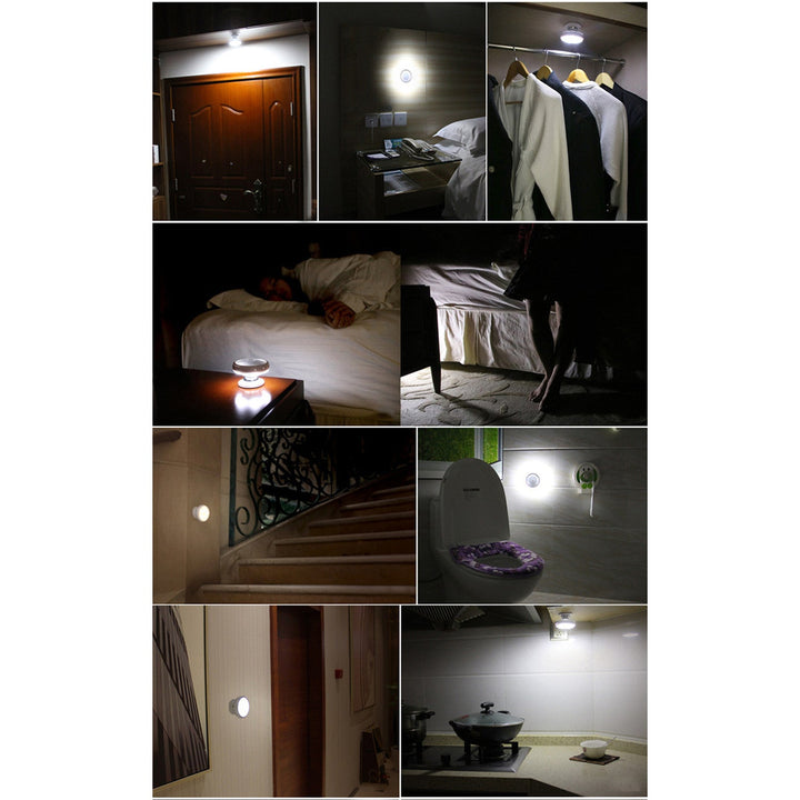 Maclean LED lampa s senzorom pokreta, magnetom, stražnjim osvjetljenjem, načini osvjetljenja: kontinuirano, PIR senzor, 3 x AAA, MCE223 + 3 x Varta Industrial baterije
