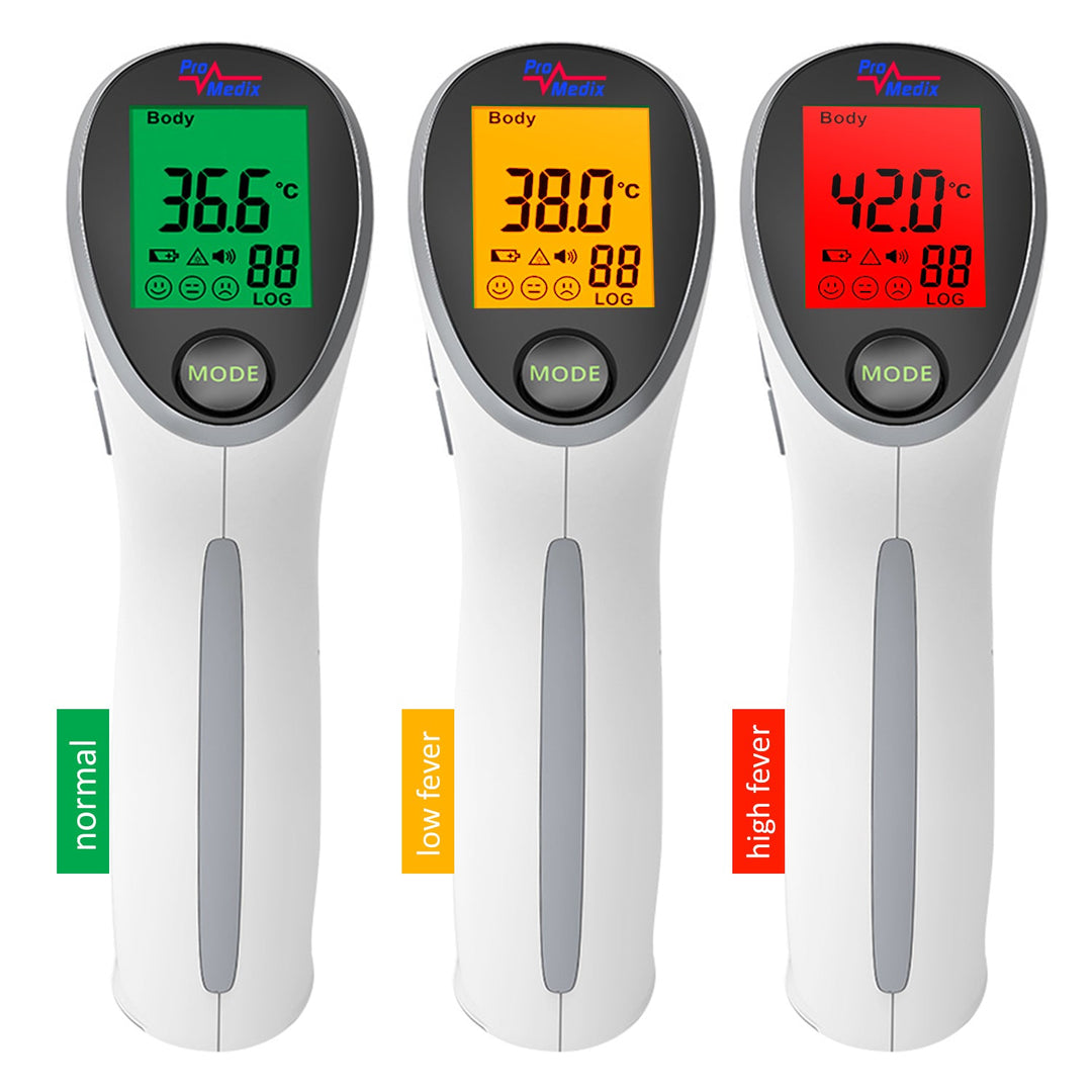 Promedix PR-960 nekontaktni infracrveni medicinski termometar + 2x AAA Varta Industrial baterije