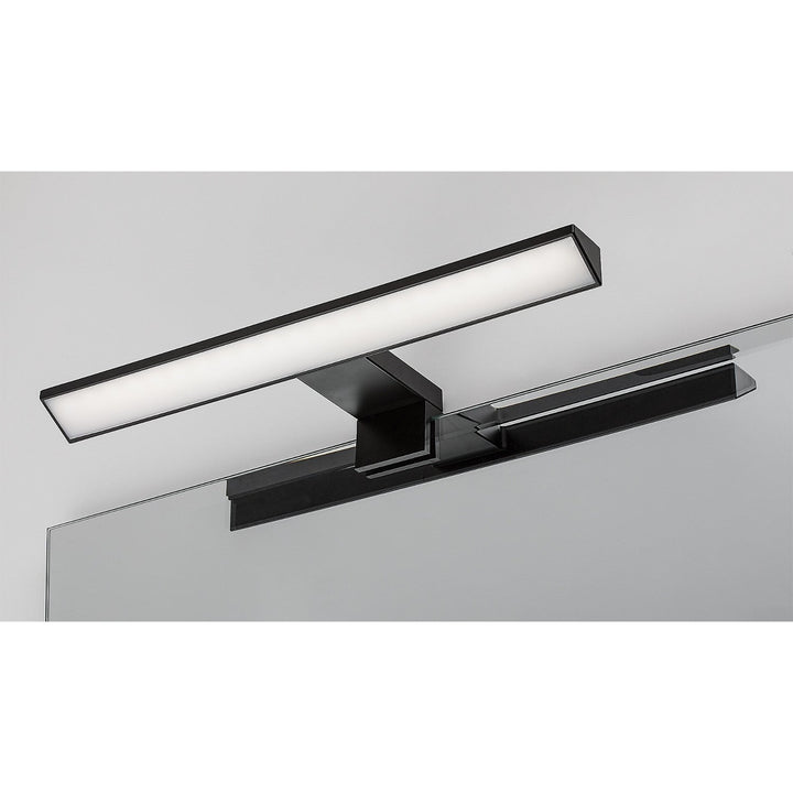 Rabalux kupaonska lampa, 6 W snage, prirodno bijela 4000 K, IP44. Crna, Loric