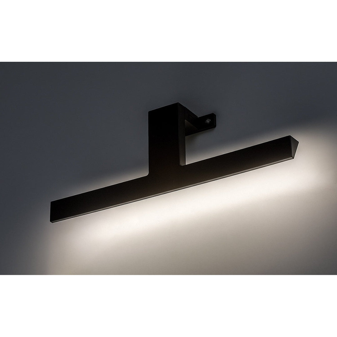 Rabalux kupaonska lampa, 6 W snage, prirodno bijela 4000 K, IP44. Crna, Loric