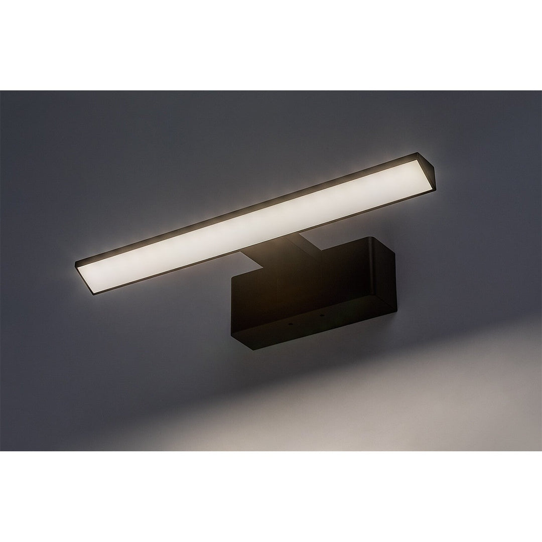 Rabalux kupaonska lampa, 6 W snage, prirodno bijela 4000 K, IP44. Crna, Loric