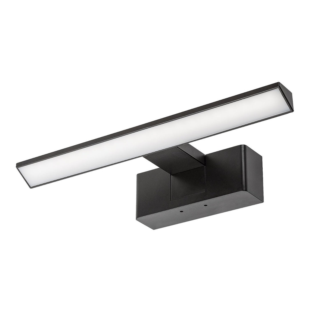 Rabalux kupaonska lampa, 6 W snage, prirodno bijela 4000 K, IP44. Crna, Loric