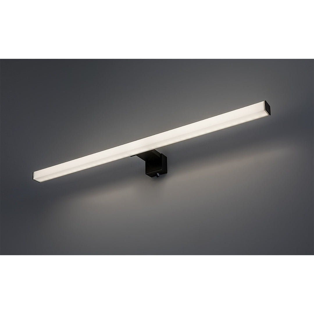 Rabalux kupaonska lampa, 9 W snage, prirodno bijela 4000 K, IP44. Crna, Oliro