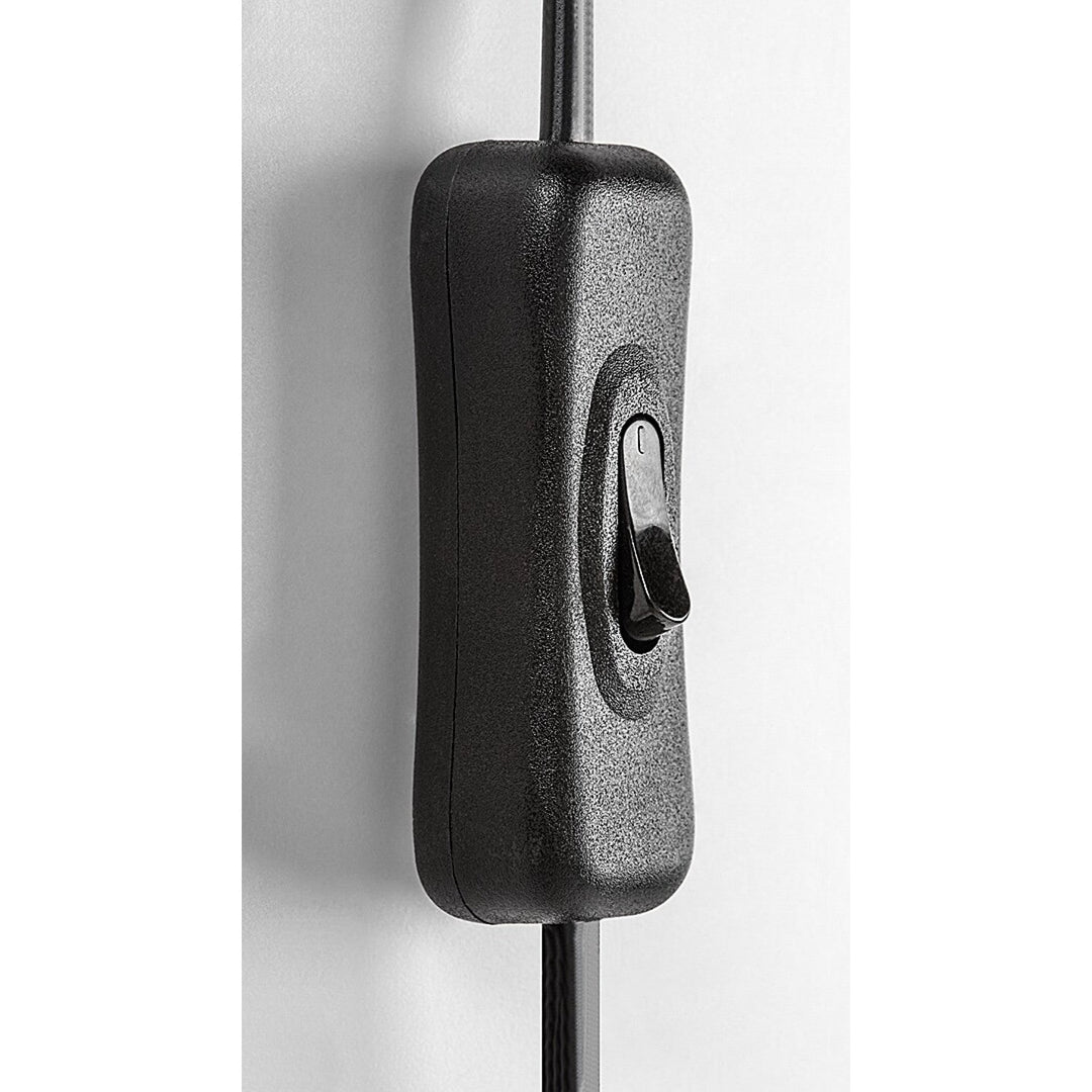 Zidna lampa Rabalux, reflektor, navoj za žarulju E14, IP20, crna, Soma