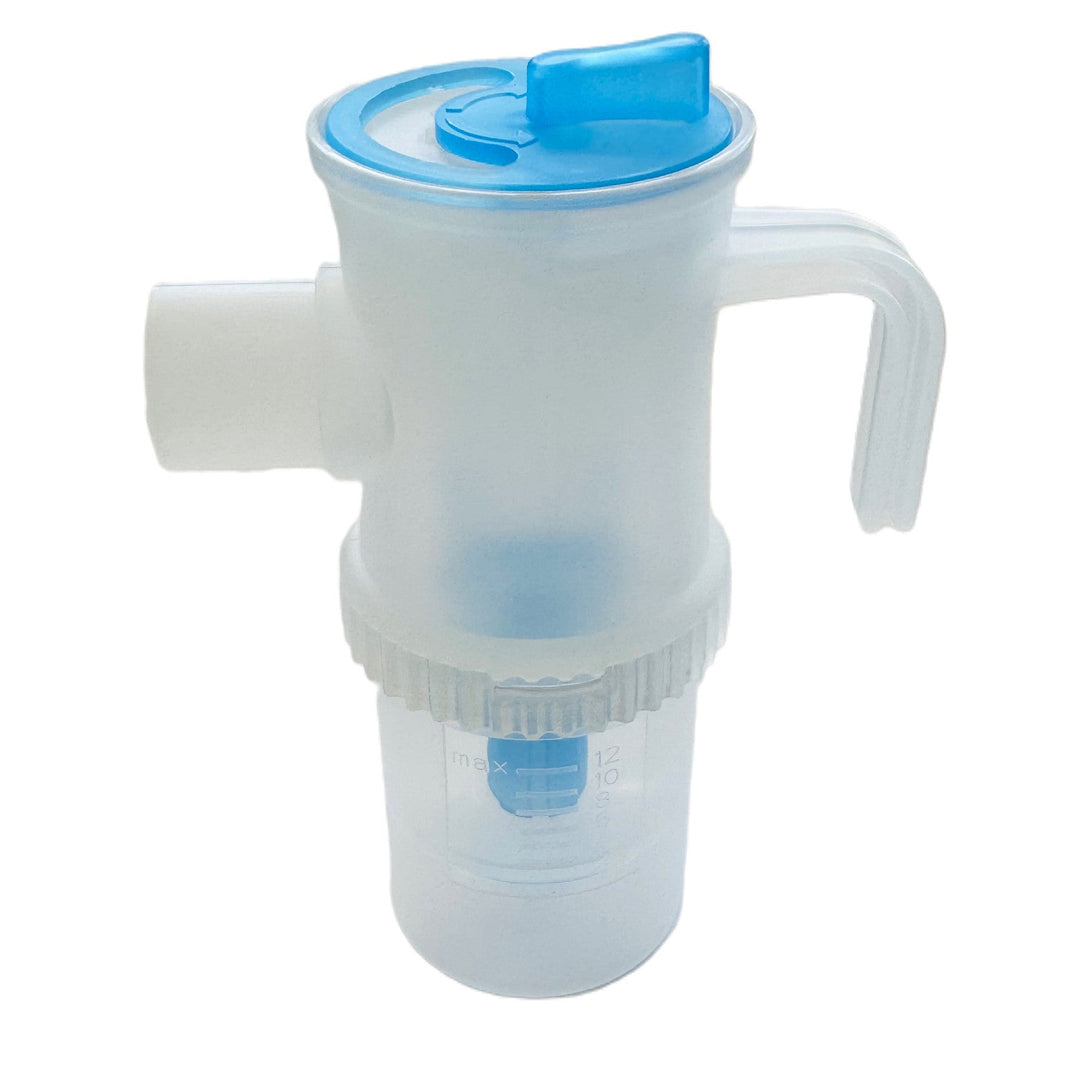 Omnibus komplet dodataka za inhalaciju/nebulizaciju, veliki nebulizator od 12 ml, plavi, 5 zamjenskih filtara, kontrola brzine