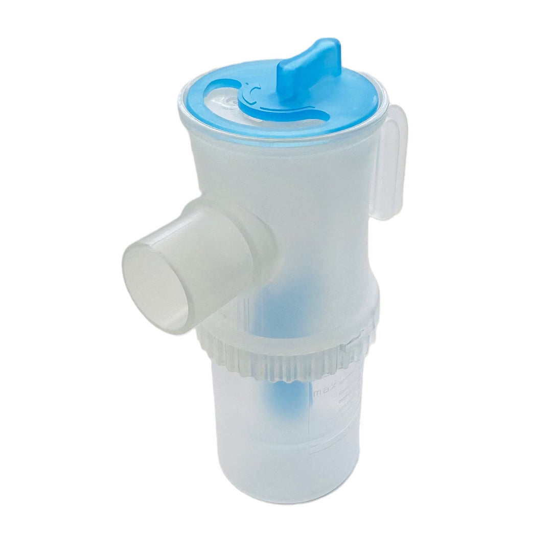 Omnibus komplet dodataka za inhalaciju/nebulizaciju, veliki nebulizator od 12 ml, plavi, 5 zamjenskih filtara, kontrola brzine