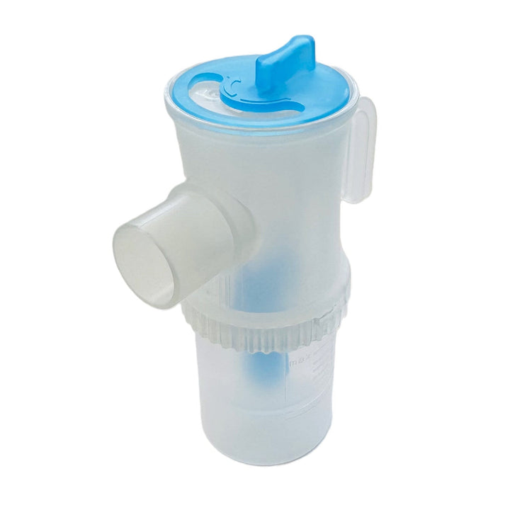 Omnibus komplet dodataka za inhalaciju/nebulizaciju, veliki nebulizator od 12 ml, plavi, 5 zamjenskih filtara, kontrola brzine