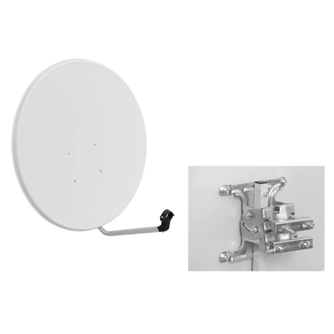 LTC satelitska antena, 90 cm, svijetlosiva, visoka otpornost na mehaničke faktore, LXSAT952