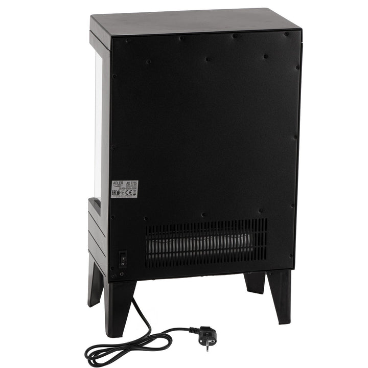 LED električni kamin s daljinskim upravljačem, 2 razine snage grijanja 1000 W/2000 W, termostat, Adler AD 7755