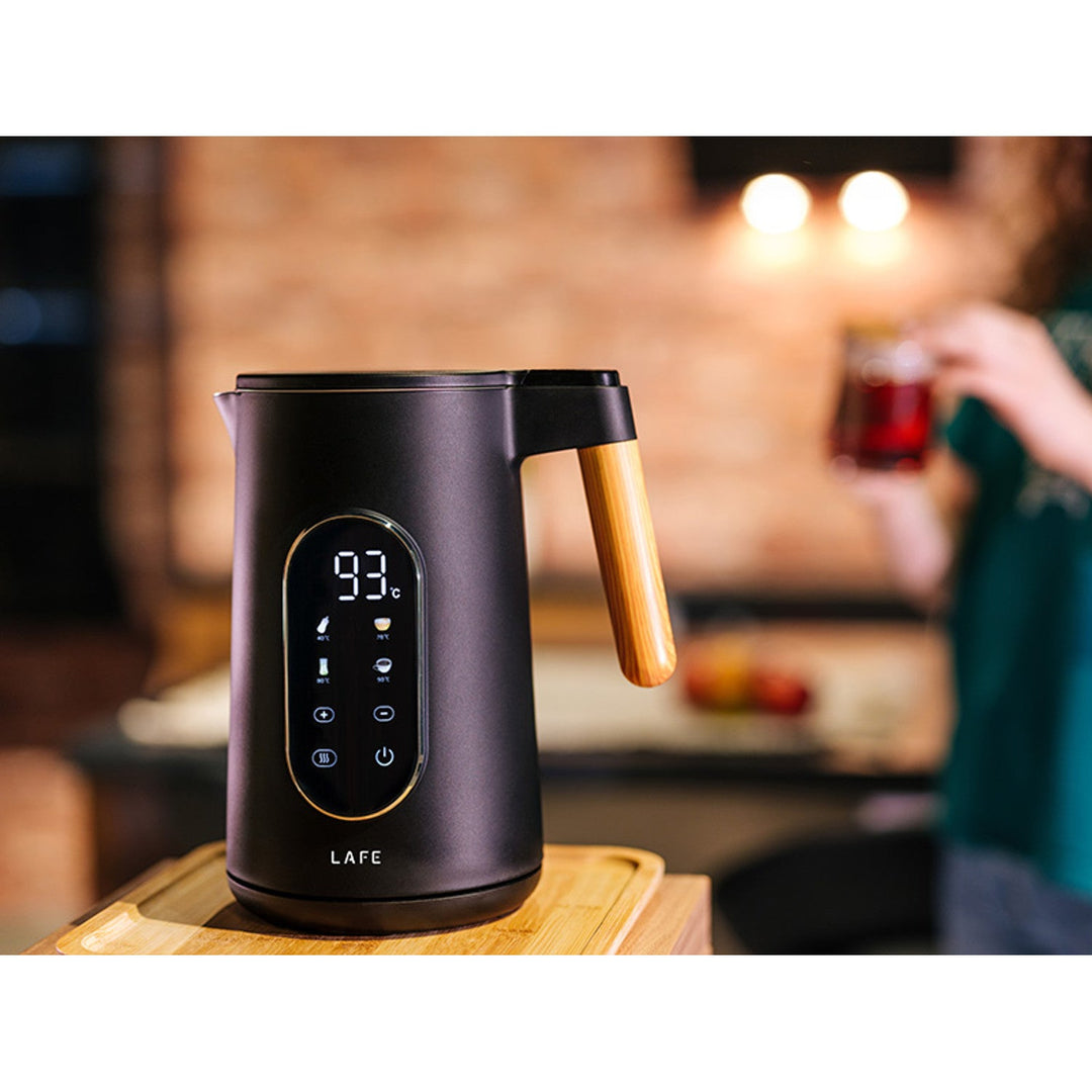 Lafe električni kuhalo za vodu, kontrola temperature, dvostruke stijenke, kapacitet 1,7 L, maksimalna snaga 2200 W, KettleX Pro
