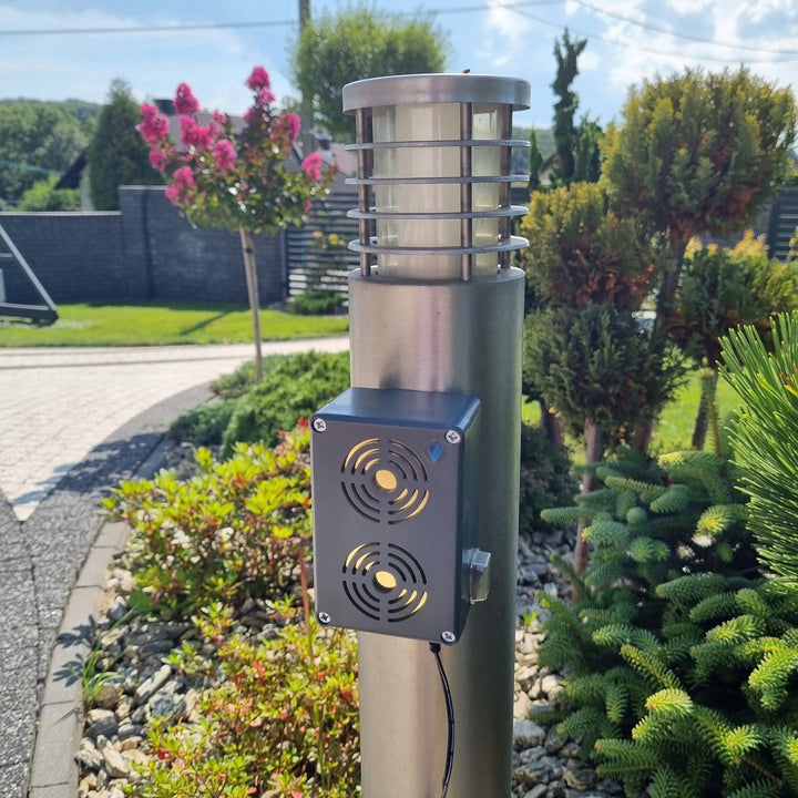 Odbijivač glodara, kunića, štakora i miševa Viano, energetski učinkovit ultrazvučni generator, IP65, vodootporan