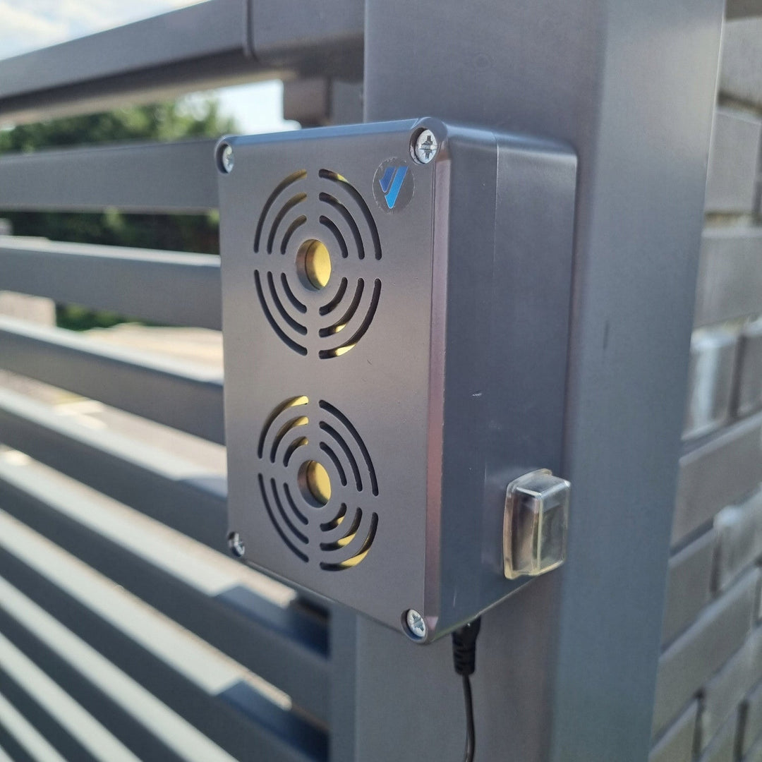 Odbijivač glodara, kunića, štakora i miševa Viano, energetski učinkovit ultrazvučni generator, IP65, vodootporan