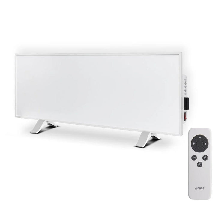 Cronos infracrveni grijač, 330 W, bijeli, pogodan za alergičare, ultratanki, mat površina, grije prostor do 12 m², Synthelith PRO CRP-330TWP bijeli
