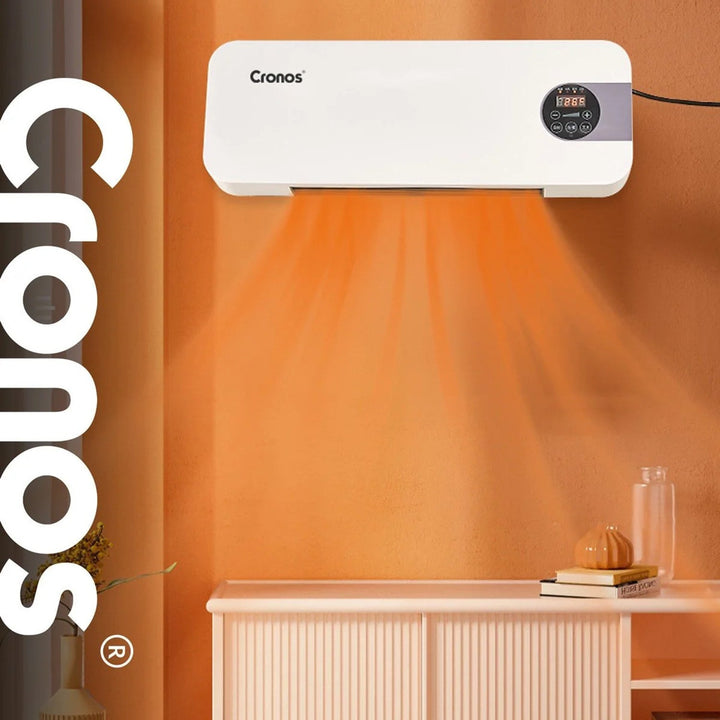 Cronos grijač s ventilatorskom zavesom zraka, 1500 W snage, niska potrošnja energije, širok kut protoka zraka, daljinski upravljač, HFH-201