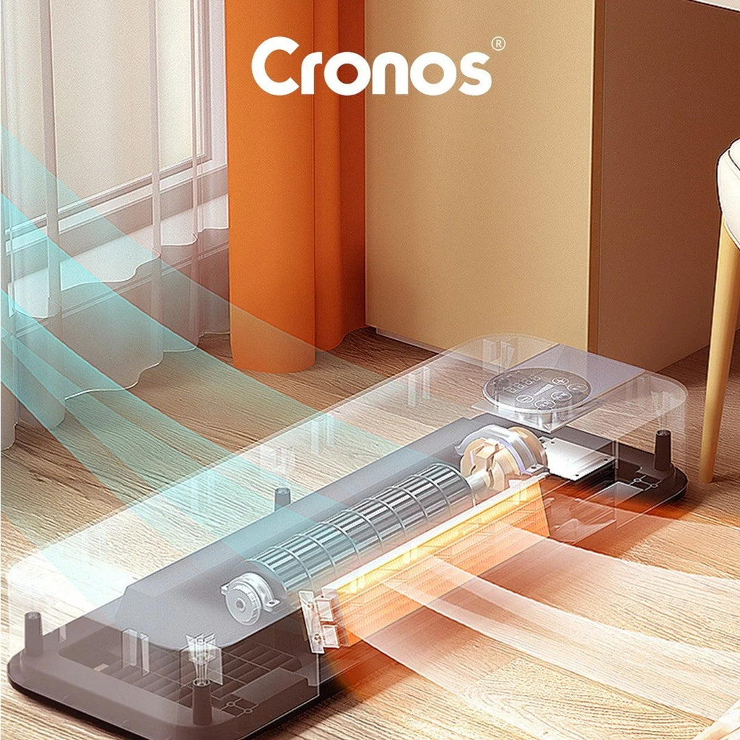 Cronos grijač s ventilatorskom zavesom zraka, 1500 W snage, niska potrošnja energije, širok kut protoka zraka, daljinski upravljač, HFH-201