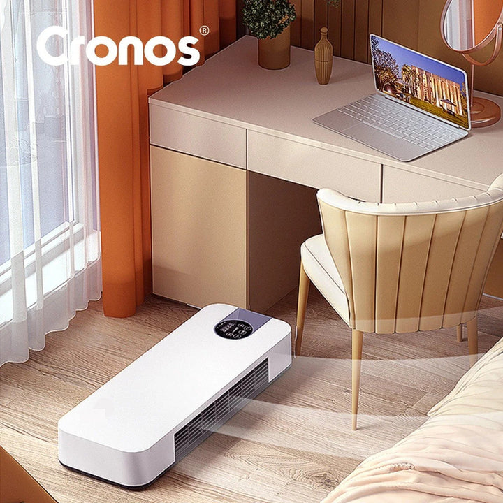 Cronos grijač s ventilatorskom zavesom zraka, 1500 W snage, niska potrošnja energije, širok kut protoka zraka, daljinski upravljač, HFH-201