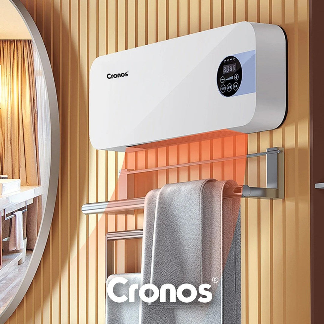 Cronos grijač s ventilatorskom zavesom zraka, 1500 W snage, niska potrošnja energije, širok kut protoka zraka, daljinski upravljač, HFH-201