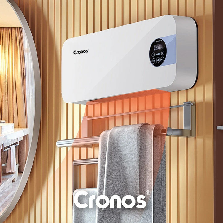 Cronos grijač s ventilatorskom zavesom zraka, 1500 W snage, niska potrošnja energije, širok kut protoka zraka, daljinski upravljač, HFH-201