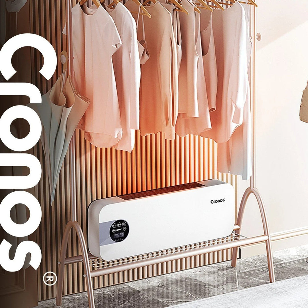 Cronos grijač s ventilatorskom zavesom zraka, 1500 W snage, niska potrošnja energije, širok kut protoka zraka, daljinski upravljač, HFH-201