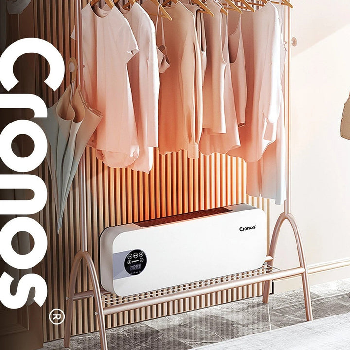 Cronos grijač s ventilatorskom zavesom zraka, 1500 W snage, niska potrošnja energije, širok kut protoka zraka, daljinski upravljač, HFH-201