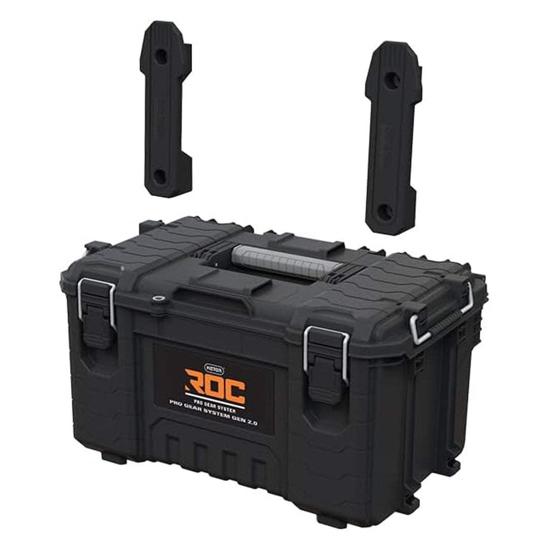 Keter ROC Pro Gear 2.0 kutija za alate, nosivost 54 kg, s Pro Mount ručkama, uključuje organizator, može se montirati na zid, 256984