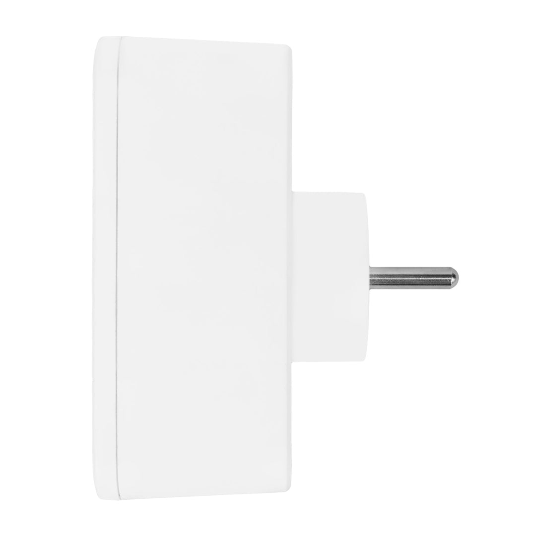 Maclean električna utičnica x2 + 4xUSB, razdjelnik s 2 utičnice, 2xUSB A, 2xUSB C PD 20W, 1x16A + 1x6A, MCE249 F/W, 2 komada