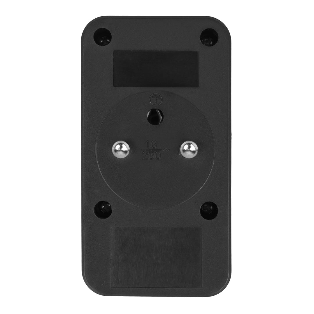 Maclean električna utičnica x2 + 4xUSB, razdjelnik s 2 utičnice, 2xUSB A, 2xUSB C PD 20W, 1x16A + 1x6A, MCE249 F/B, 2 komada