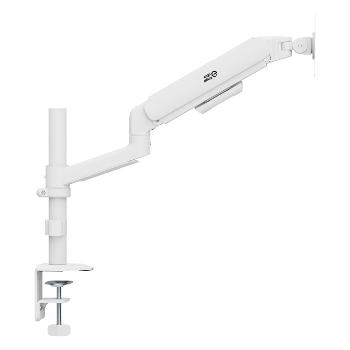 Ergo držač za monitor za ured, plinski opružni mehanizam, 17"–32", 1–10 kg, mat bijela, max. VESA 100x100, ER-691 W