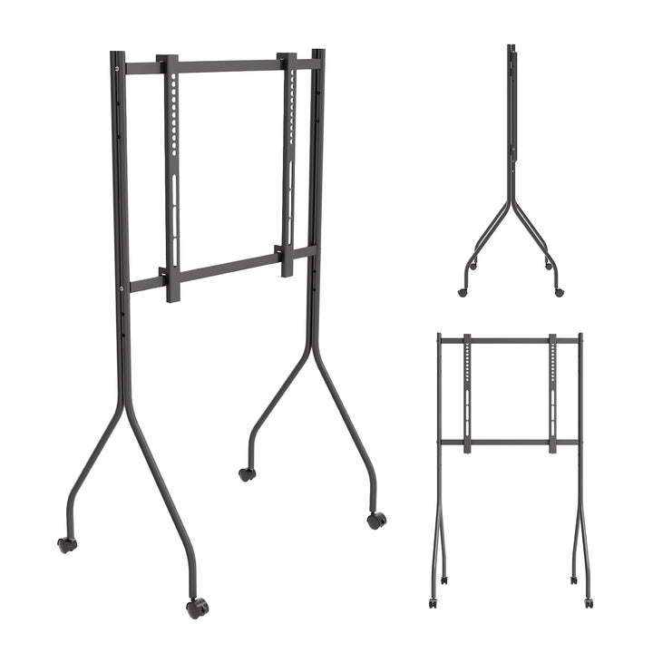 Maclean TV stalak / kolica na kotačićima, 37–80", max. nosivost 50 kg, max. VESA 600×400, crna, MC-180 B