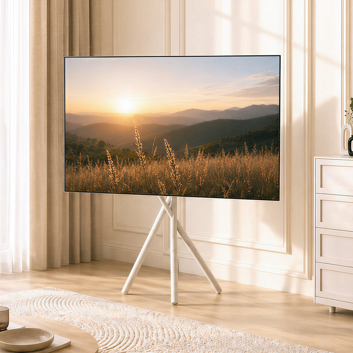 Maclean TV stalak za pod/montaža, 27–55", max. VESA 200x200, max. 60 kg, MC-181 W